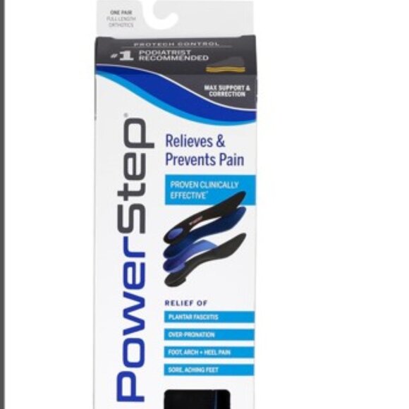 Orthotics for Overpronation Flat Feet Heel Pain Shoe Insert Size M-9.5 W-11.5 - Picture 1 of 6